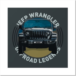 4x4 Offroad Legends: Jeep Wrangler Rubicon Posters and Art